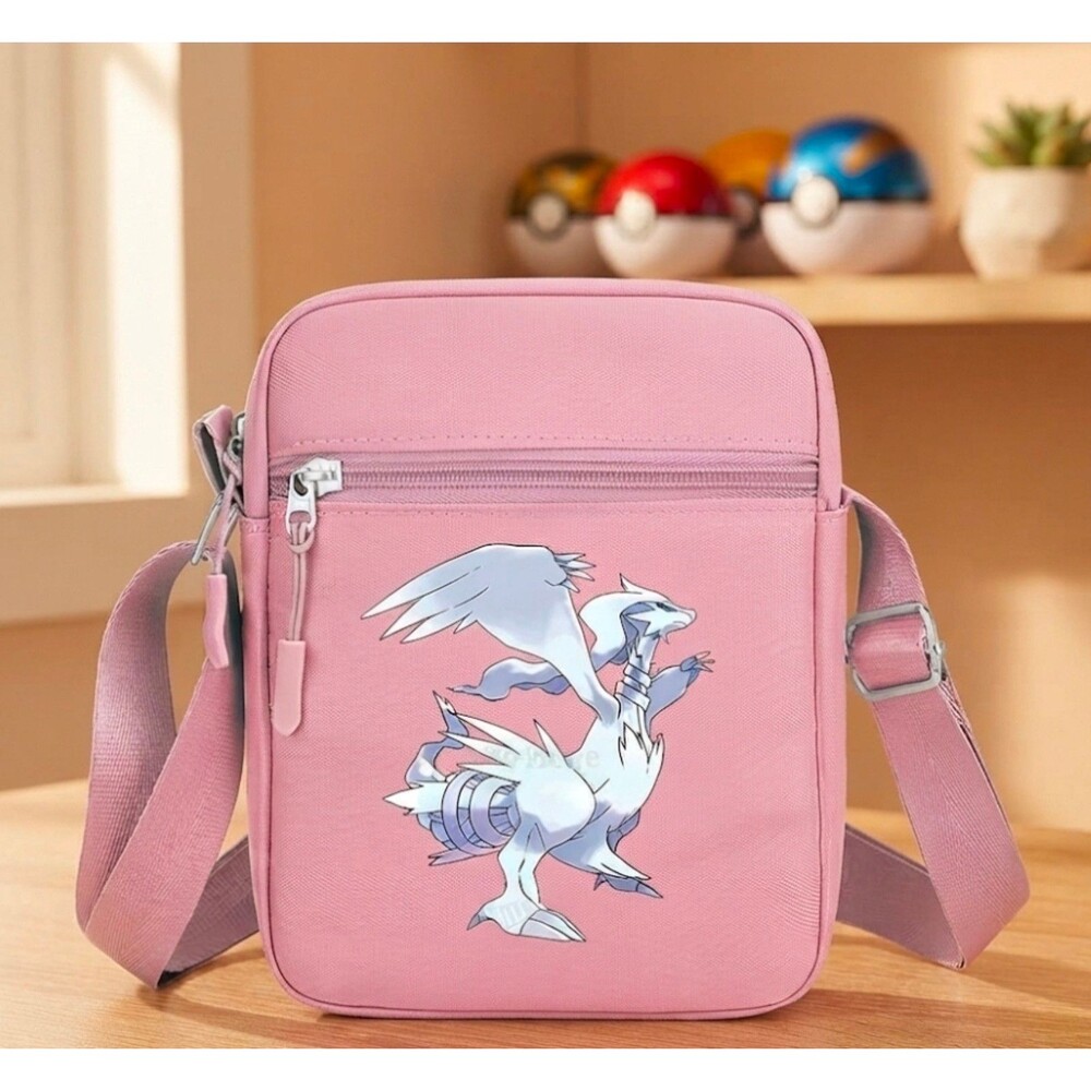 Pokémon Reshiram Canvas Crossbody Bag – Pink Shoulder Bag